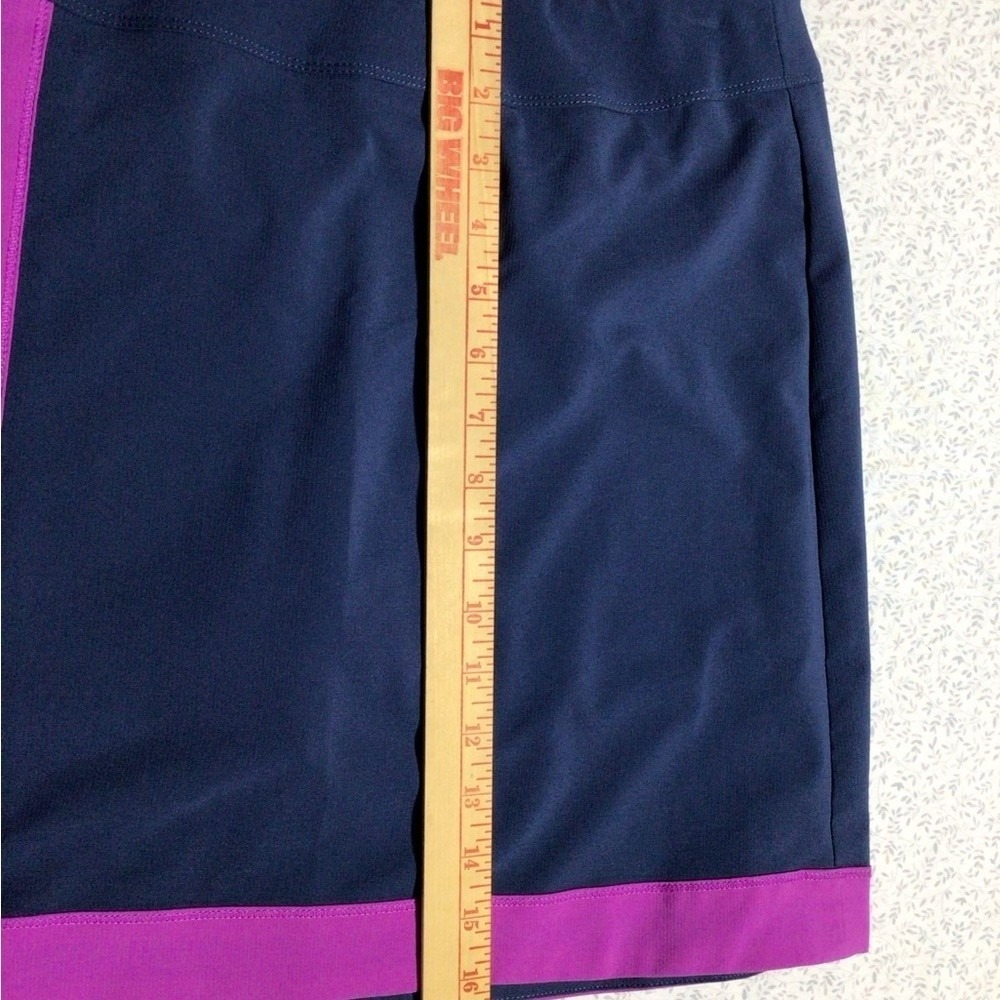 NWT Adidas Women's‎ Tour Geo Golf Skort Navy Purple Small - Picture 8 of 9